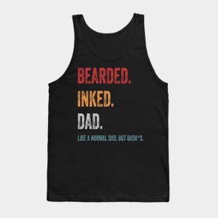 bearded inked dad Tank Top